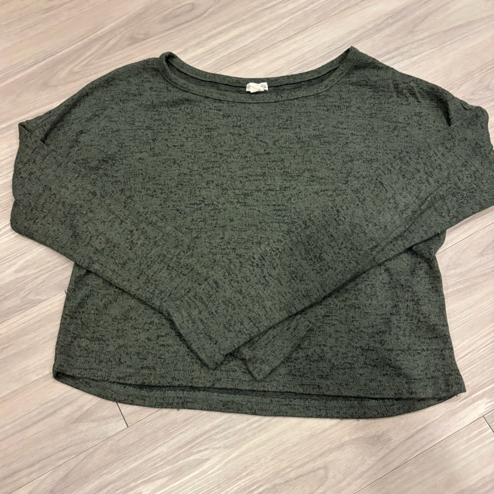 Garage Green Long Sleeve Sweater